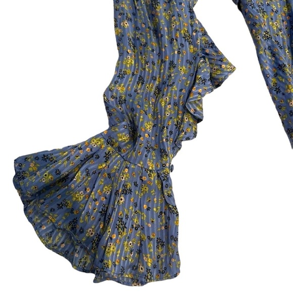 🔆 Free People Sweetest Thing Dress – Midnight Cowboy Blue , Size 8 NWT - Picture 6 of 7